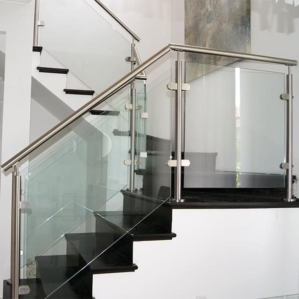 玻璃樓梯欄桿  廠家直銷 樓梯欄桿定制 樓梯欄桿